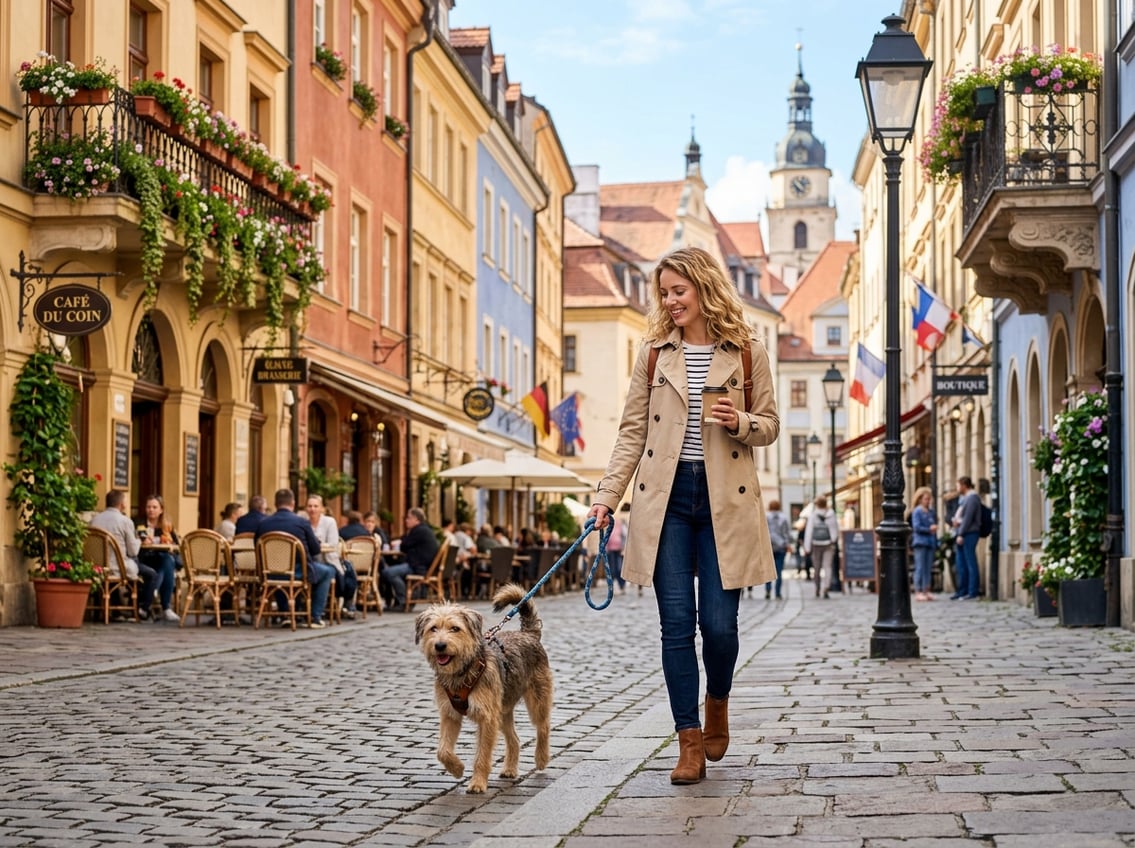 Tips til storbyferie i Europa med hund